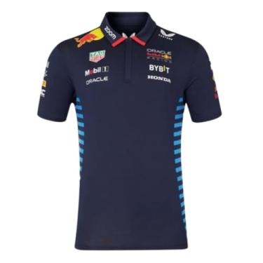 Imagem de Camisa polo masculina Red Bull Racing F1 2024 Team, Céu noturno, G