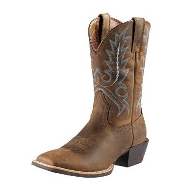 Imagem de ARIAT Bota masculina BMVY9 Sport Outfitter Western marrom envelhecido 43 largo, Marrom envelhecido, 42