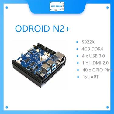 Imagem de Odroid-N2 Plus para desenvolvedores  4GB RAM  S922X
