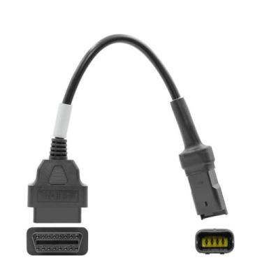 Imagem de Cabo adaptador de 4 pinos para 16 pinos OBD2 diagnóstico de falha do motor e detector serve para motocicletas Ducati OBD cabo adaptador