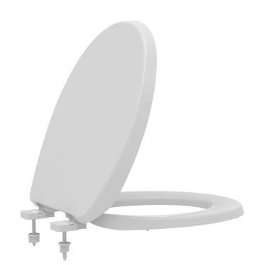 Imagem de Assento Universal Solution Polipropileno Soft Close Tupan Cinza