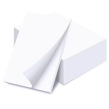 Imagem de Better Office Products Blocos de notas em branco, blocos de notas de 10 x 15 cm, blocos de notas de servidor, 50 folhas por bloco, blocos de notas, encadernação gomada para fácil remoção (pacote com