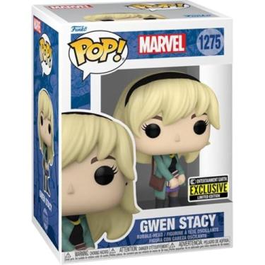 Imagem de Funko Pop! Boneco de vinil do Homem-Aranha Gwen Stacy #1275 - Entertainment Earth Exclusive