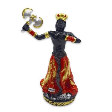 Imagem de Imagem Xango Jurtiça de Resina Umbanda Candomblé 15 cm