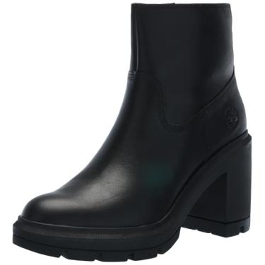 Imagem de Timberland Bota feminina moderna Allington Heights com zíper médio, Grão integral preto, 39