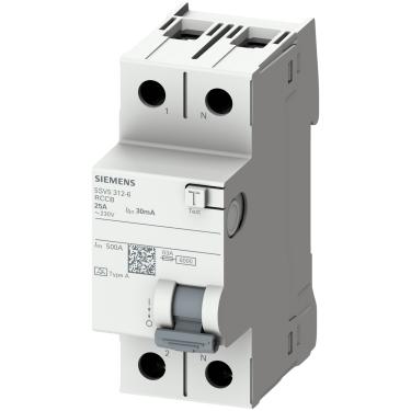 Imagem de Interruptor DR 1P+N 40A/30mA AC 220V 5SV5 314-0MB – Siemens
