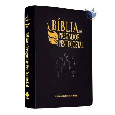 Imagem de Bíblia do Pregador Pentecostal com Sermões e Índice Revista Corrigida ARC preta