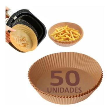 Imagem de Forma descartável para air fryer 50 unidades - Sem marca