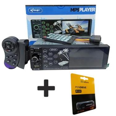Imagem de Multimídia Mp5 Bluetooth Rádio Com Tela 4 Controle RA-903 + Pendrive 8