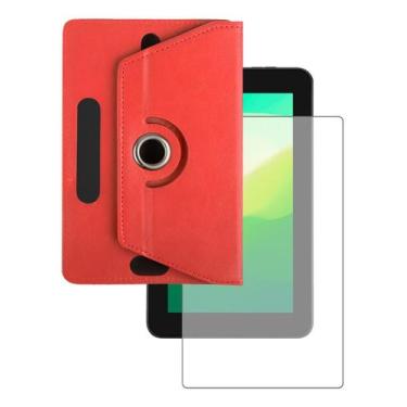 Imagem de Capa Giratória + Película Compativel Para Tablet Multilaser Mirage 7p 