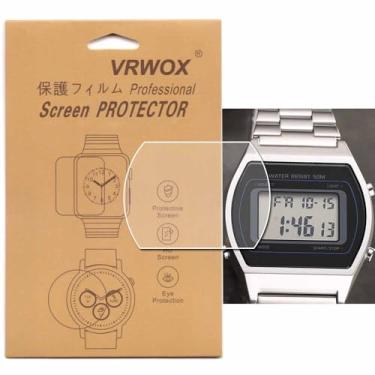 Imagem de VRWOX [3 peças] Protetor de tela TPU para relógio B640 B640WC-5AEF, cobertura total HD TPU transparente, antibolhas e anti-arranhões
