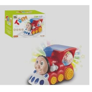 Imagem de Trem  Trenzinho Bate E Volta Com Som E Luz + Globo Giratório Infantil.