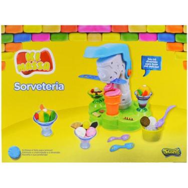 Imagem de Massinha Comidas Sorveteria - com Acessórios