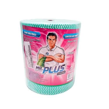 Imagem de Bobina Multiuso Mr Plus Econômica 28x40 Cm 600 Folhas Verde - Talge