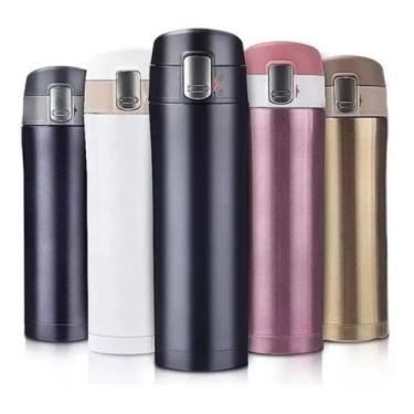 Imagem de Garrafa Aço Vacuo Termica Resistente Botlle 500 ml - zem