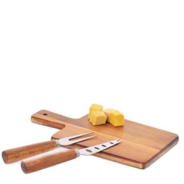Imagem de Tabua de Frios para Queijo Ekos 20x12,5 Bambu 3 Peças - Mai Home