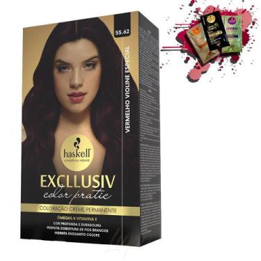 Imagem de Coloracao 55.62 Haskell Excllusiv Color Pratic Vermelho Violine Especi