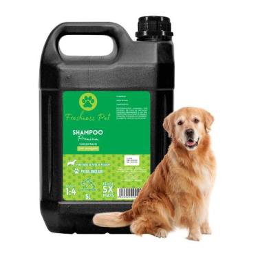 Imagem de Shampoo Pet Para Cachorro e Gato Linha Profissional 5 litros rende 5 v