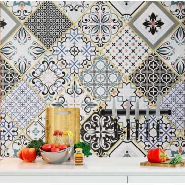 Imagem de Kit 8 Papeis Parede Adesivo 5mx45cm Lavável Vinílico Decor - MultiA, L