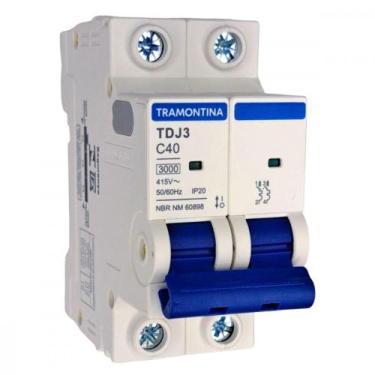Imagem de Disjuntor Tramontina ''Din'' Bipolar 40A. C - TRAMONTINA ELETRIK