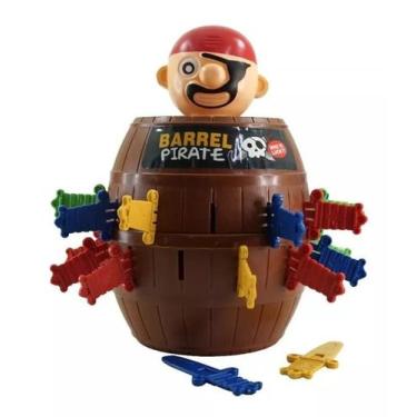 Imagem de Brinquedo jogo barril do pirata com espadas - TOYS