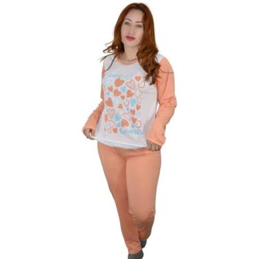 Imagem de Pijama Com Calça E Blusa Manga Longa - Fanaticos Por Cintas, Amor, P, 