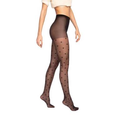 Imagem de Meia calça feminina lupo estrela fio 15 5758 a famosa meia da loba, G,