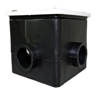 Imagem de Caixa De Passagem Quadrada Tampa Abs Sodramar