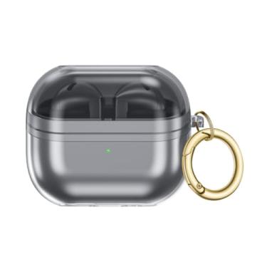 Imagem de Capa transparente SaharaCase Venture Series para Samsung Galaxy Buds3 e Buds3 Pro - Proteção cristalina, flexibilidade híbrida e durabilidade, acesso sem costura