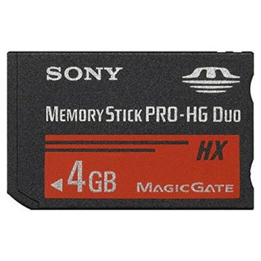 Imagem de Sony Memory Stick PRO-HG Duo HX 4 GB Cartão de memória flash com leitor USB MSHX4G