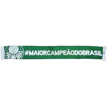 Imagem de Cachecol do Palmeiras Dupla Face #Maiorcampeão - Oficial