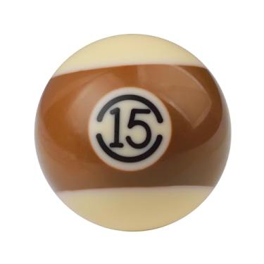 Imagem de Mavota Manípulo de câmbio de bola de bilhar marrom 15 marchas alavanca de câmbio de bola de bilhar redonda cabe na maioria dos veículos de transmissão manual automática do carro, W01A15, marrom 15