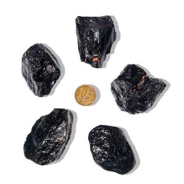 Imagem de 05 Turmalina Preta Pedra Natural 70 a 80g Média 6cm Tipo B - Cristaisd