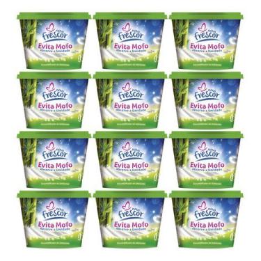 Imagem de Kit 12 Antimofo Guarda Roupa Desumidificador Ar Armário 80g - NOVO FRE