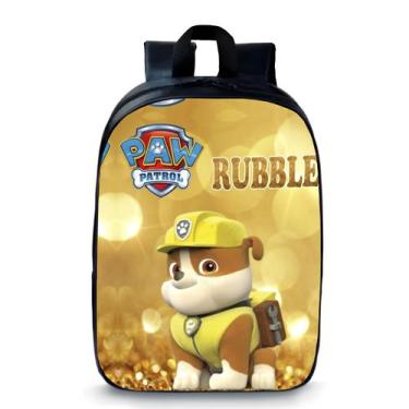 Imagem de Mochila Pré Escolar Pequena Infantil Creche Patrulha Cãozinho Rubble 2