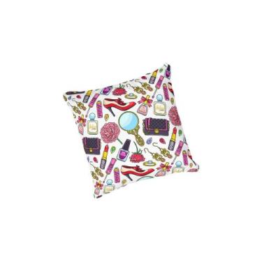 Imagem de Almofada com enchimento Espelhos Elementos Beleza - Fabrika De Festa