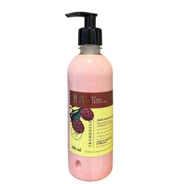 Imagem de Locao hidratante frutal framboesa- 380ml- flora pura