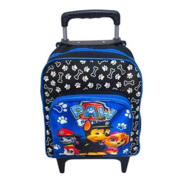 Imagem de Mochila Escolar Patrulha Canina Carrinho Menino Azul - LOBETRIX