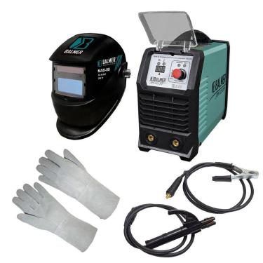 Imagem de Máquina Solda Inver Tig Joy 223 Balmer + Mascara Luva Bivolt