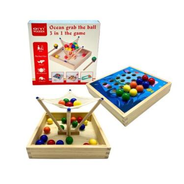 Imagem de Jogo Infantil Educativo 3 em 1 Coordenação e Criatividade - Dony Toys