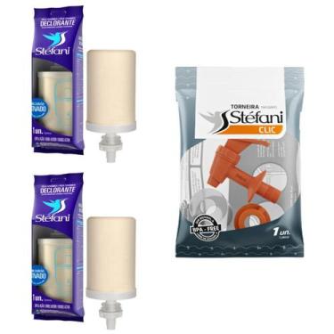 Imagem de Kit 02 un Vela Stéfani Declorante Dupla Ação Carvão Ativado + 01 un To