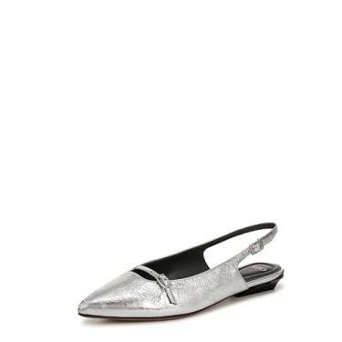 Imagem de Franco Sarto Sapatilha feminina Emma Mary Jane, Couro prateado, 39