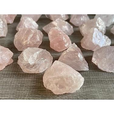Imagem de GAF TREASURES Quartzo rosa bruto de 500 g - pedra de quartzo rosa natural, quartzo rosa bruto natural, quartzo rosa áspero, rochas de quartzo rosa (quartzo rosa)