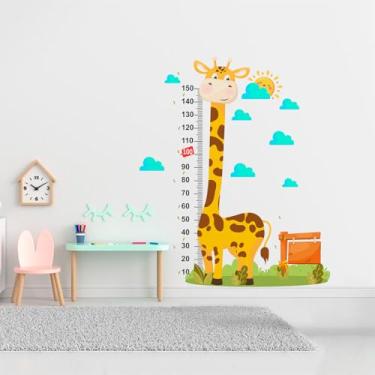 Imagem de Adesivo Infantil Tokfix Kids Regua Crescimento Girafa