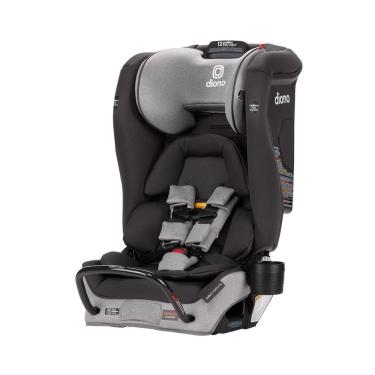 Imagem de Cadeira de Bebê para Carro 4 em 1, 10 Anos de Uso com Engenharia de Segurança, Diono Radian 3RXT SafePlus, Cinza