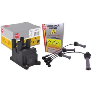 Imagem de JOGO CABOS DE VELA E BOBINA ECO SPORT KA FOCUS FIESTA 1.5 1.6 16V SIA