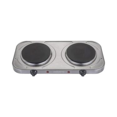 Imagem de Fogão Elétrico De Mesa Portátil 110v/220v Agratto 2000W 2 Bocas, 110V