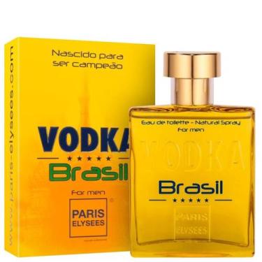 Imagem de Vodka Brasil Yellow Paris Elysees Eau de Toilette - Perfume Masculino 