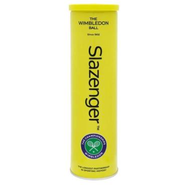 Imagem de Bola de Tênis Slazenger Wimbledon All Court Tubo com 4 Bolas