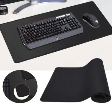 Imagem de Mousepad Gamer Borda Preta Big Grande 80x30cm Jogo RED30PR - PDE